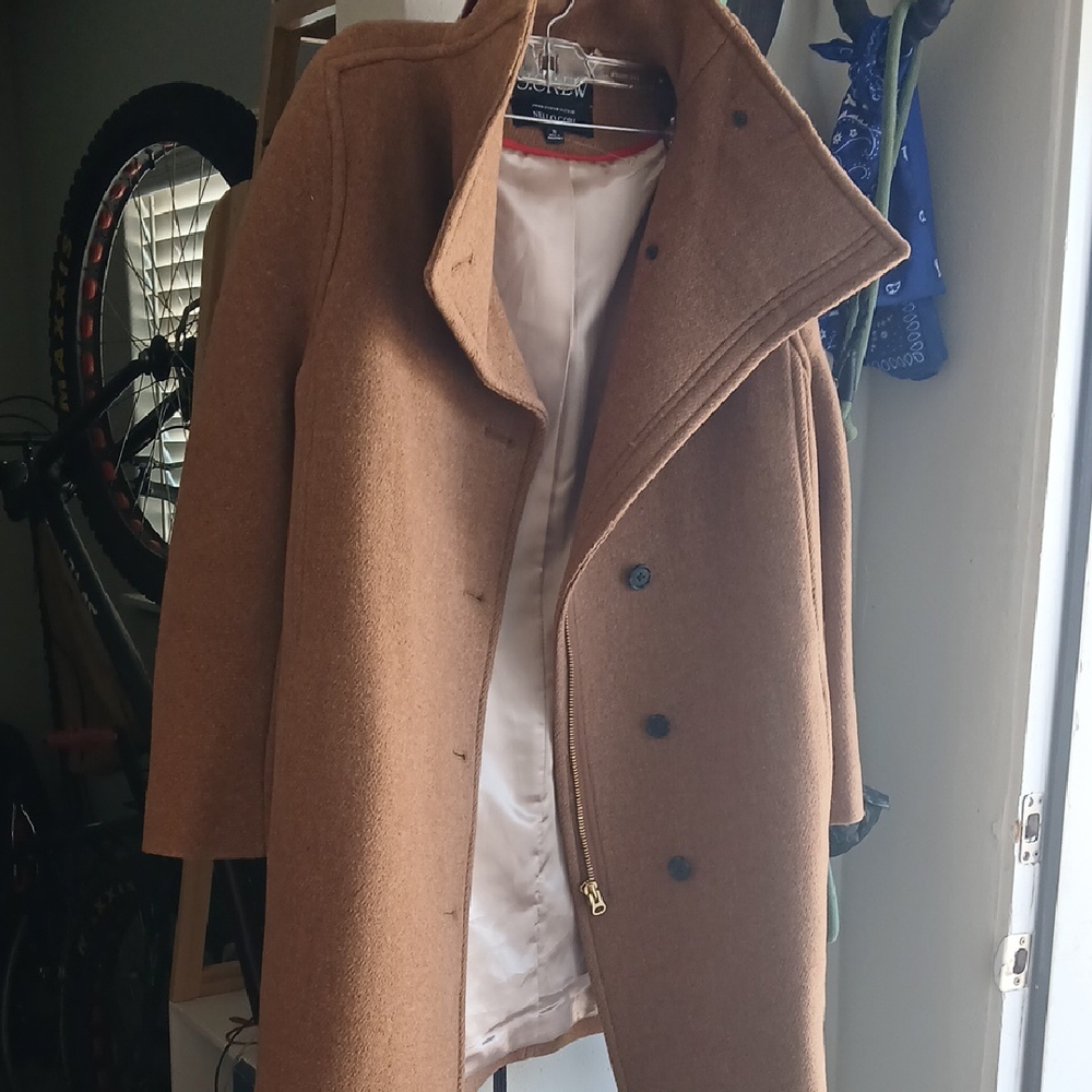 J. Crew Tan Trench Coat